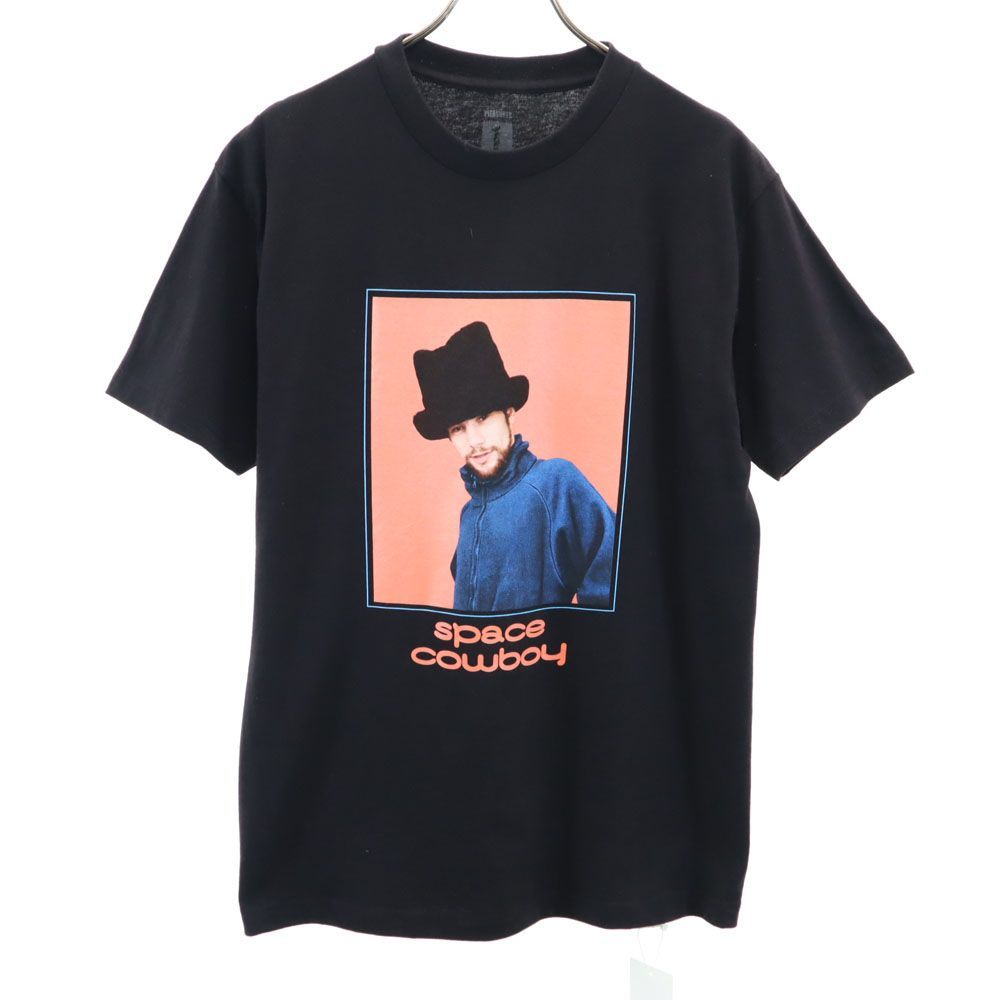 未使用 プレジャーズ ジャミロクワイ コラボ モンキータイム別注 半袖 Tシャツ M ブラック PLEASURES JAMIROQUAI メンズ 古着 【240428】 メール便可