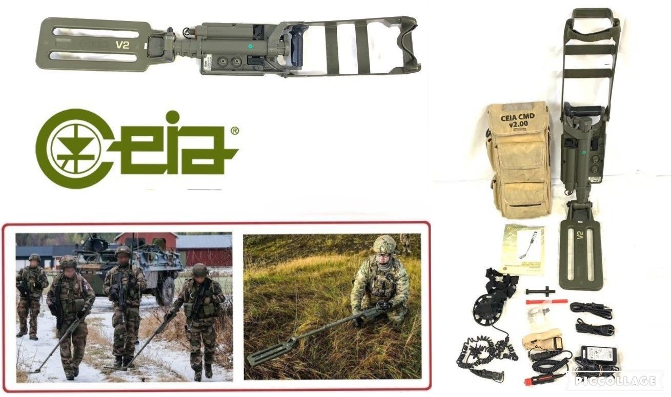米軍放出品 金属探知機 地雷探知 CEIA CMD V2.00 バッグ付き