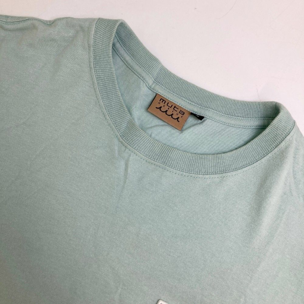 サイズ：5 MUTA MARINE ムータマリン  半袖Tシャツ  ブルー系 [240101472263] ゴルフウェア メンズ ストスト サイズ：5 MUTA MARINE ムータマリン 半袖Tシャツ ブルー系