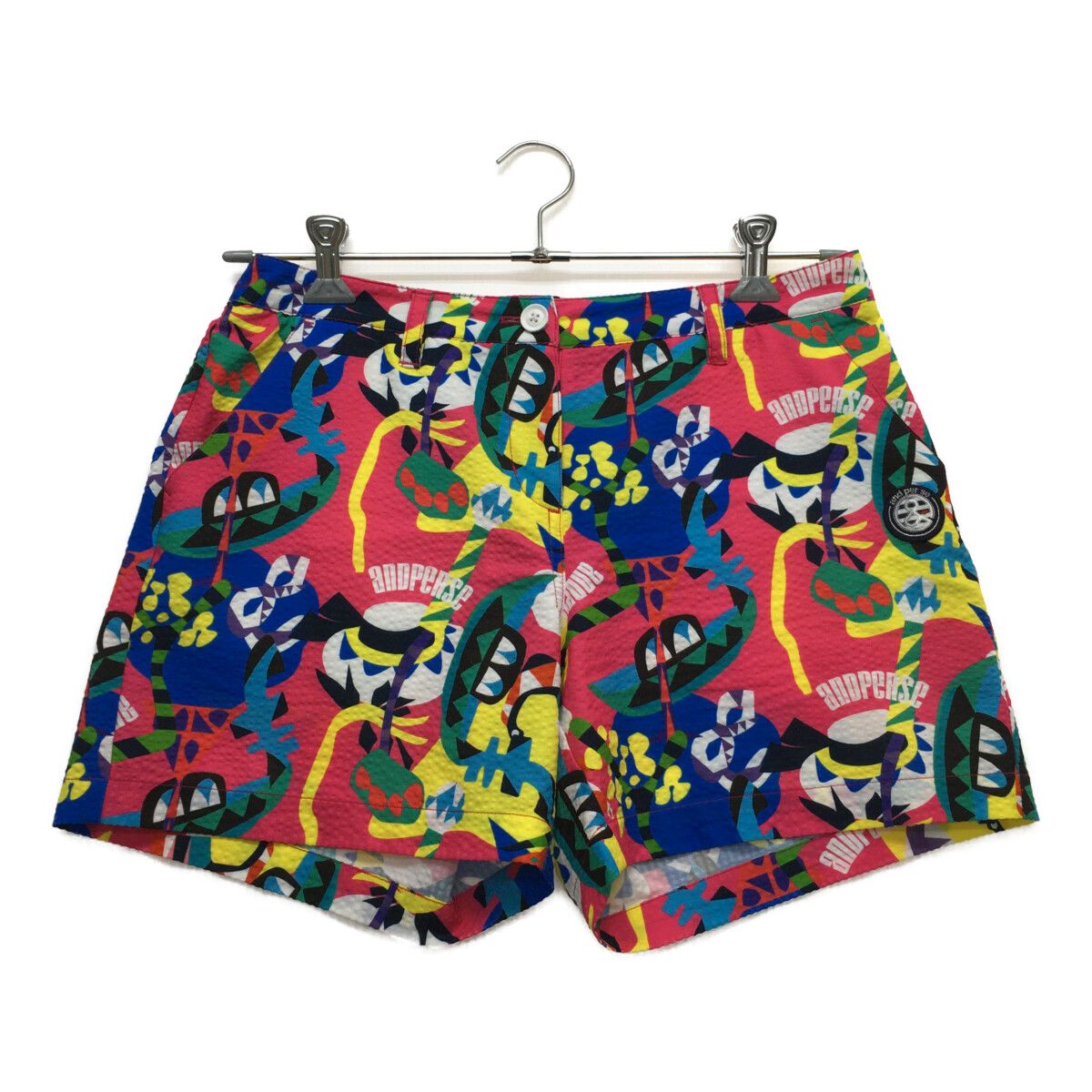マルボン ゴルフ Malbon ホワイト ノースリーブ ベストとパンツ
