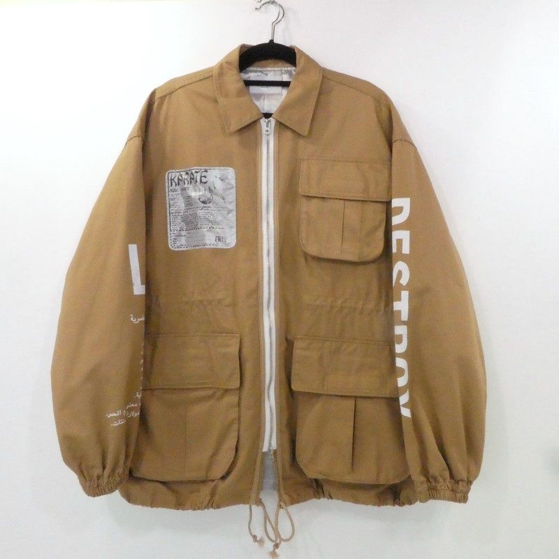【姫路東店】 中古 BlackWeirdos | ブラックウィドーブラックウィドゥ ミリタリージャケット Droog Army Jacket 20AW-JK01 ベージュ サイズ：M 【095】 姫路東店】 中古 BlackWeirdos | ブラックウィドーブラックウィドゥ
