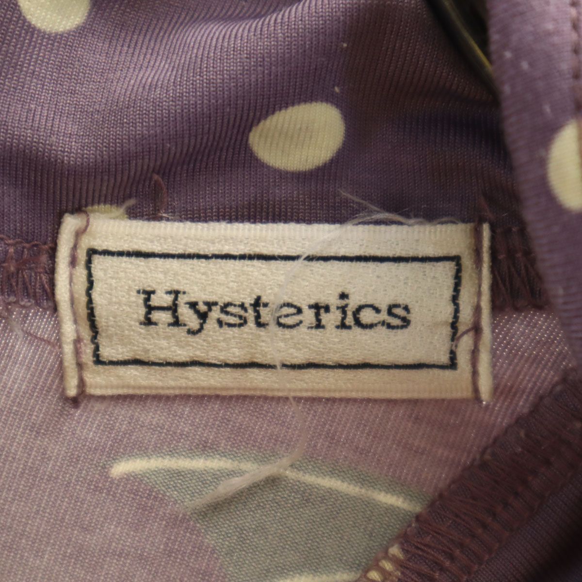 HYSTERICS ヒステリックス 日本製 コウモリ柄 半袖 チャイナ シャツ 