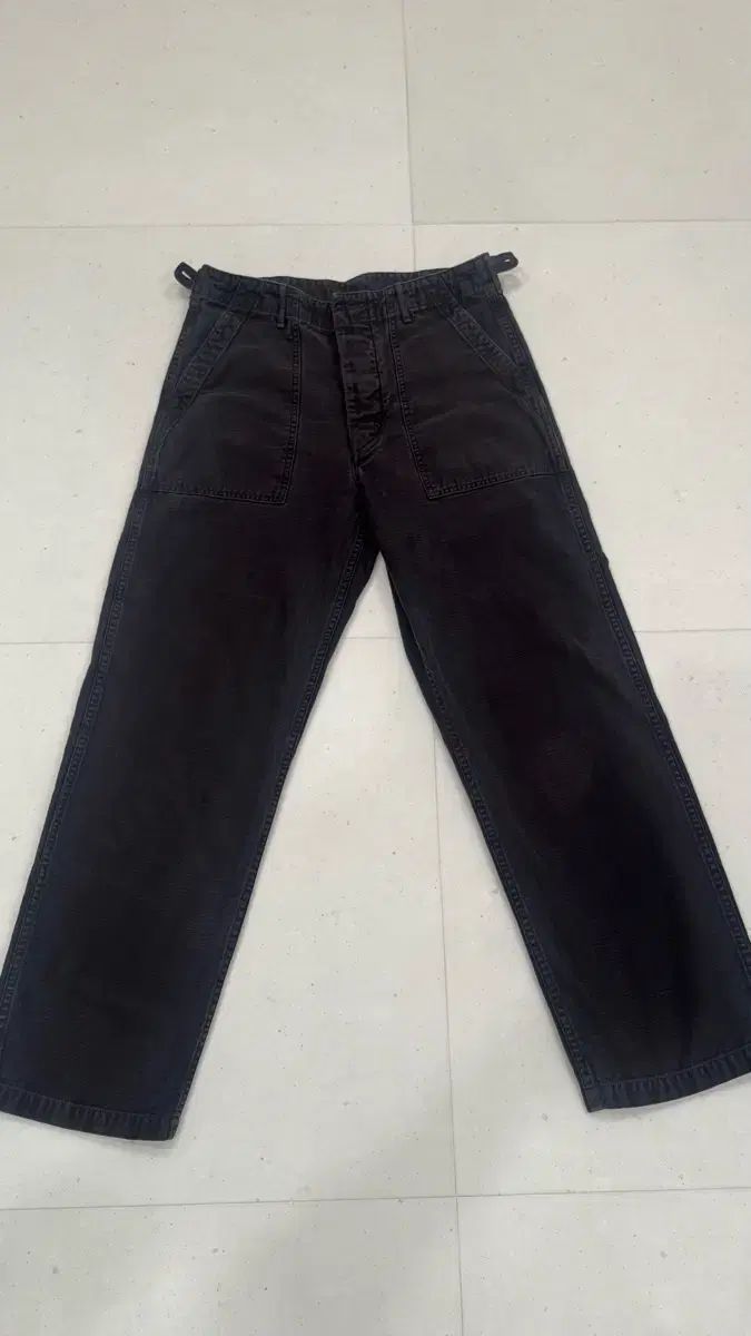 orSlow オアスロウ レギュラー ファティーグ パンツ 黒 3 サイズ