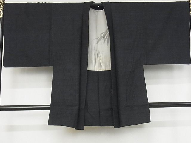 紺地絣 たとう紙付き