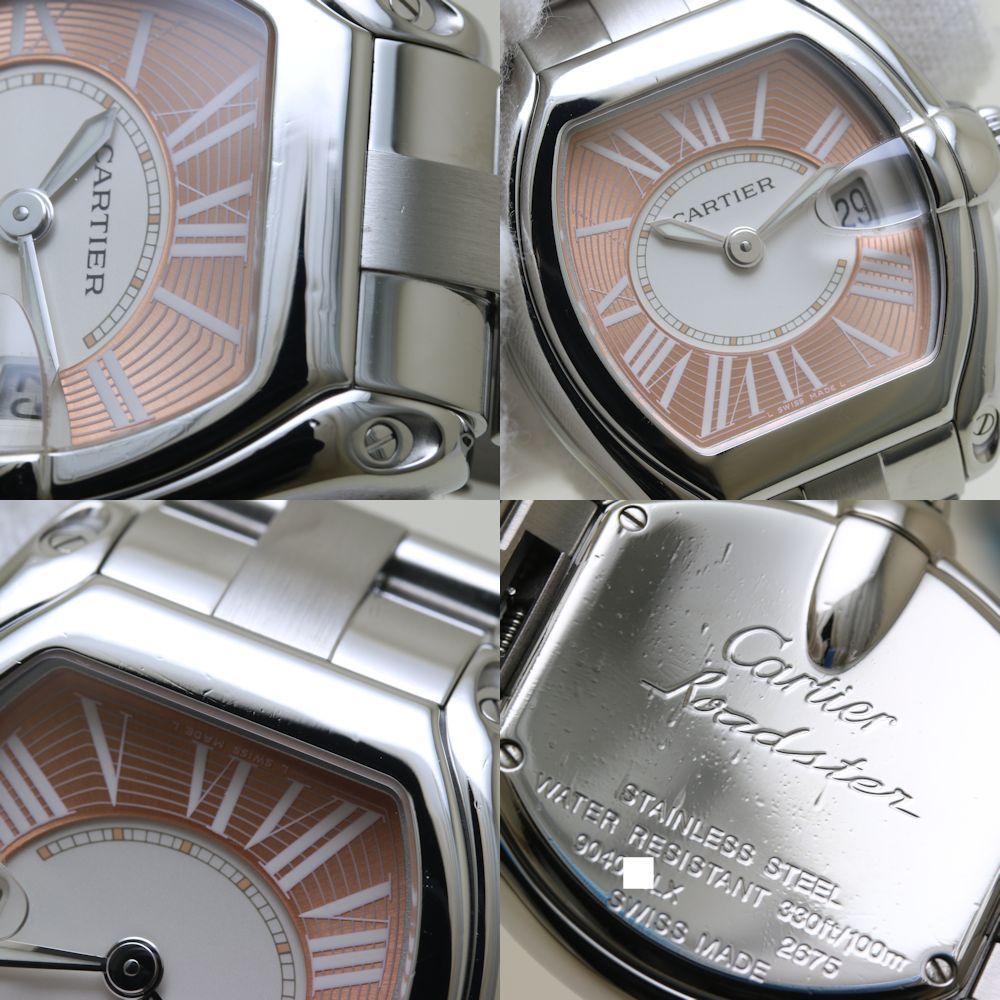 CARTIER カルティエ ロードスターSM W62054V3【磨き済/電池交換済 