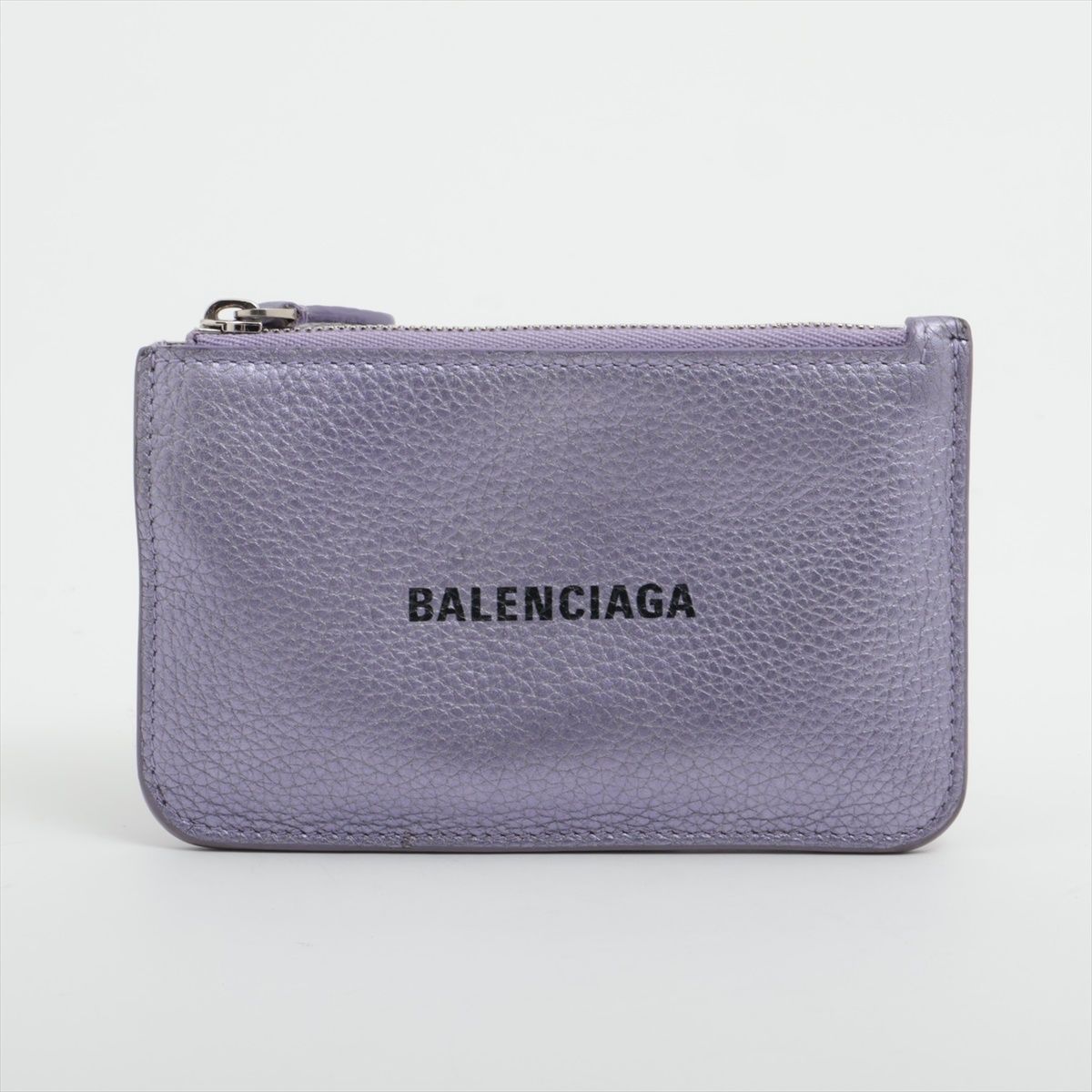 BALENCIAGA バレンシアガ メタリック ロゴカードケース 637130  