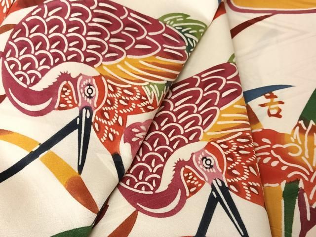 平和屋着物○豪華振袖 作家物 花鳥籬文 正絹 逸品 AAAT2231ck 平和屋