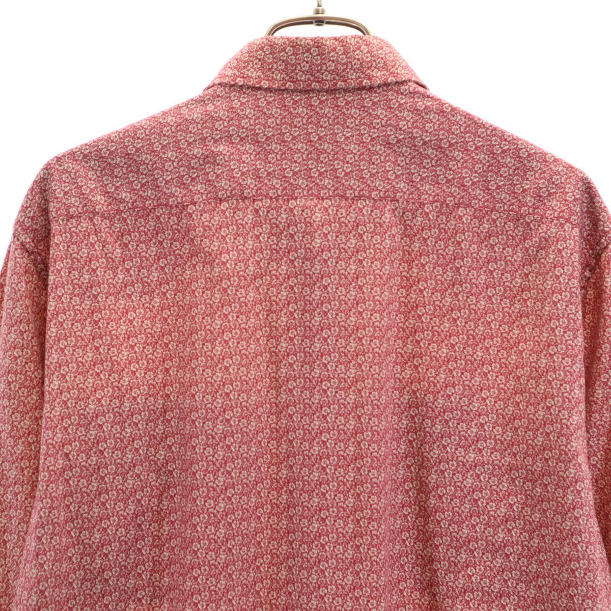 GUCCI グッチ イタリア製 花柄 長袖 ウエスタンシャツ 40 レッド系