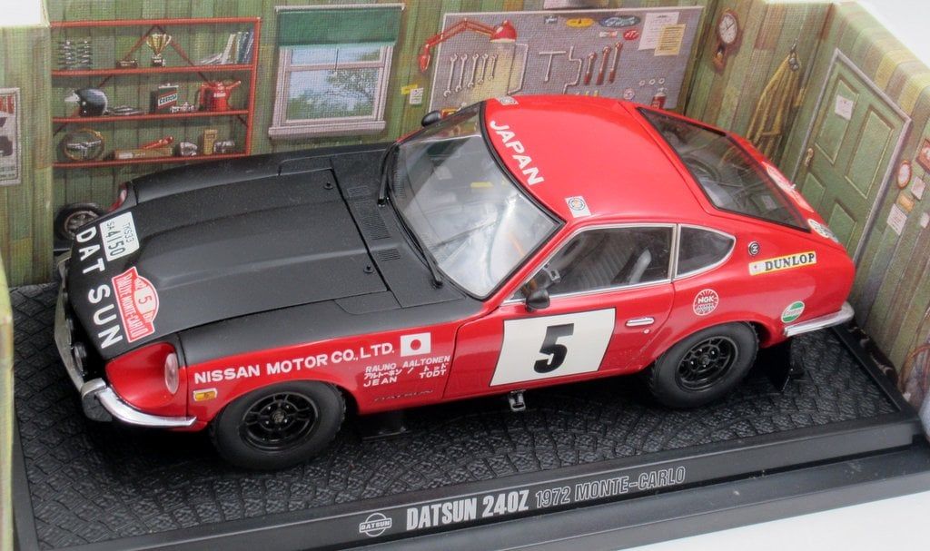 レア 希少 DATSUN 240Z 1972 モンテカルロ 1/18 ラリー ダットサン フェアレディ 240Z `1972 モンテカルロ ラリー