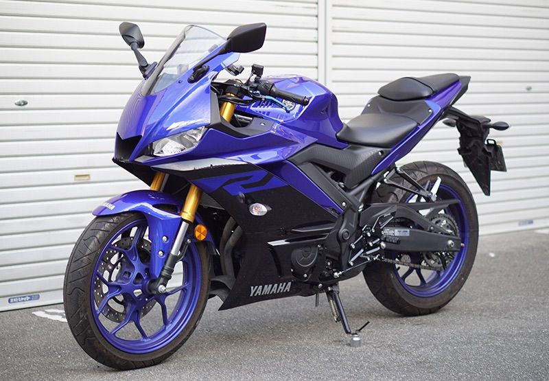 YZF-R25/YZF-R3 MT-25/MT-03 レーシングスタンドフック 黒 タイプD