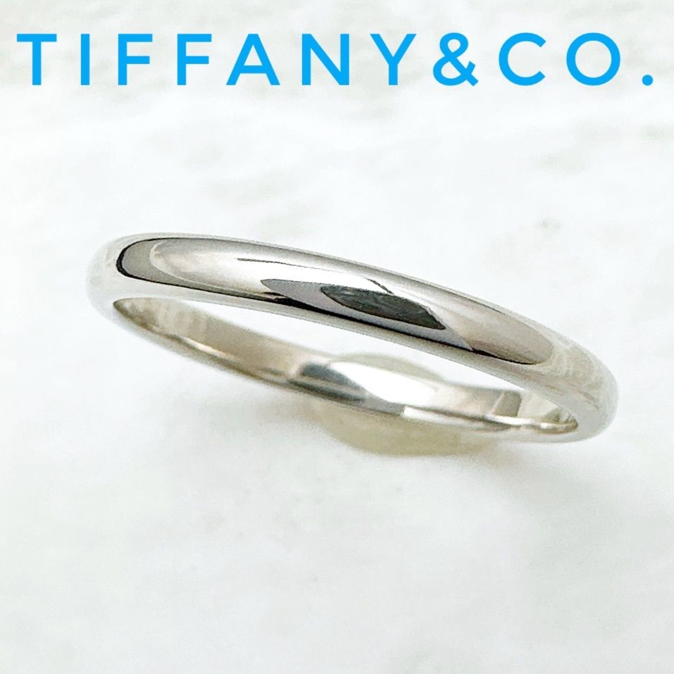 ?Tiffany＆Co. フォーエバーウェディング プラチナ リング 約11.5号 U