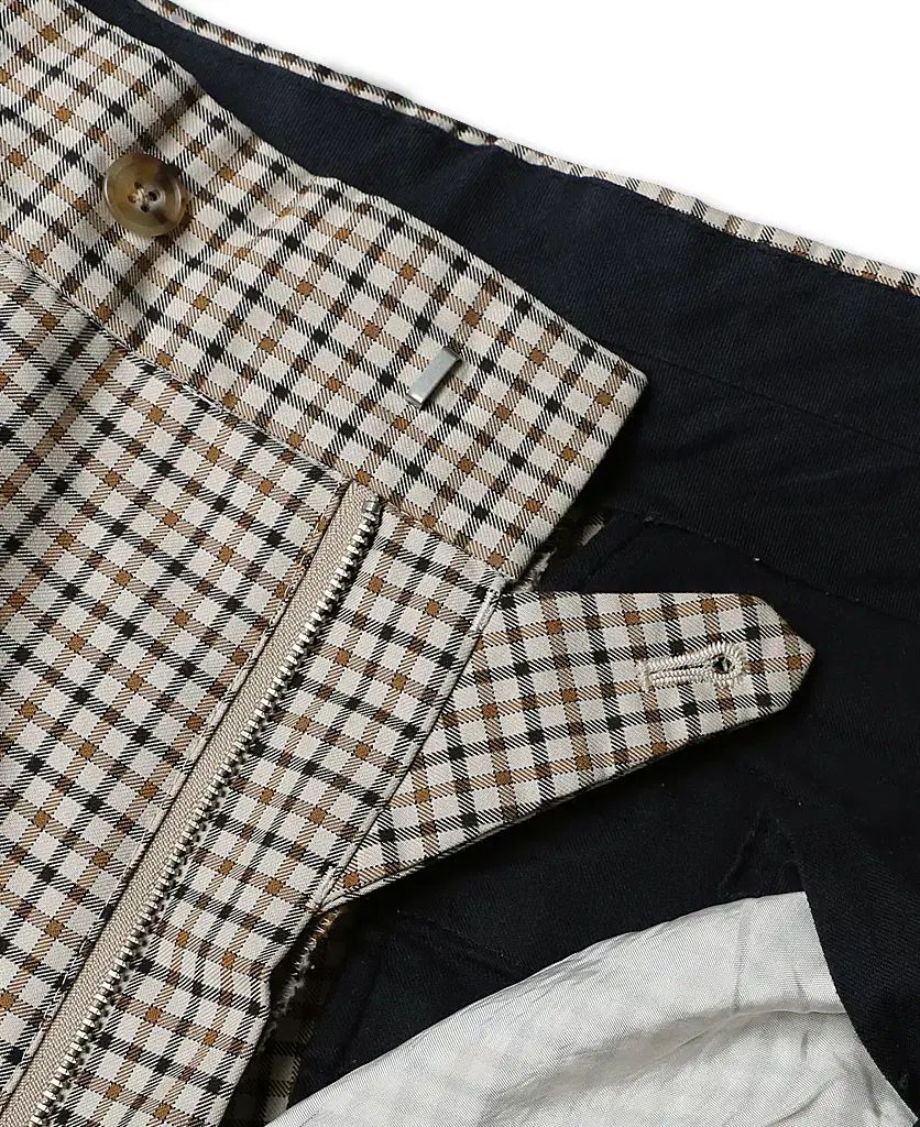 ニードル Needles クラシック チェック ワイド フィット トラウザー