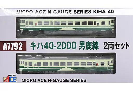 中古】鉄道模型 1/150 キハ40-2000 男鹿線 2両セット [A7792