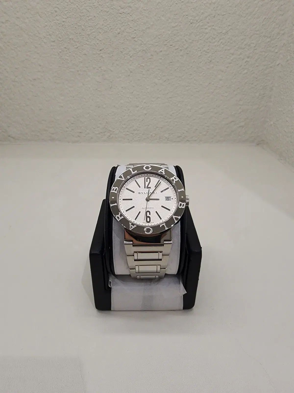 BVLGARI ブルガリ bb38ss BB スチール オートマティック 時計 ホワイト