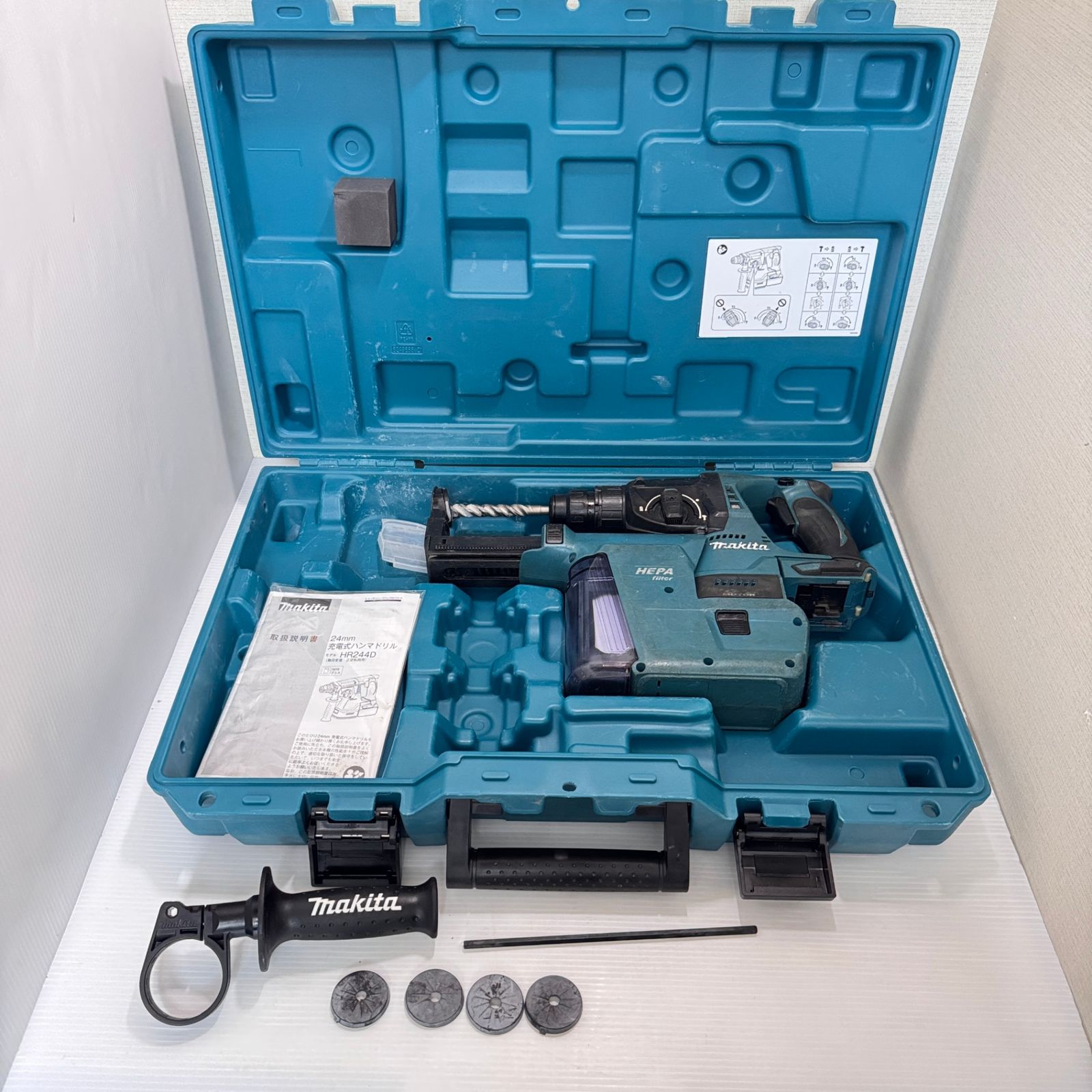 動作 済み makita マキタ 18V 24mm充電式ハンマドリル HR244DGXVB 集じんシステム DX01