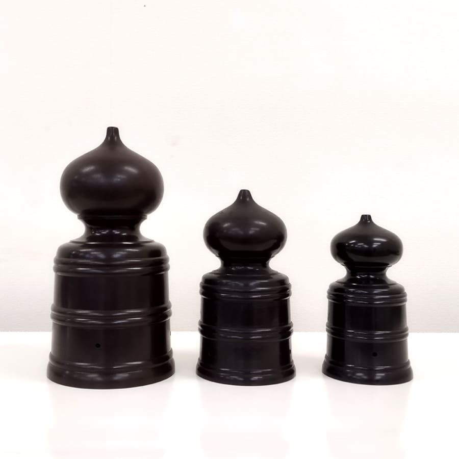 ギボシ　擬宝珠　装飾金物　ミニサイズ 擬宝珠（ギボシ）2寸 金メッキ付き品 金具・真鍮製・山車用品
