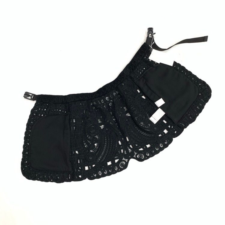 Mame Kurogouchi 新品未使用品　ブラック　コード刺繍　ミニスカート Mame Kurogouchi 新品未使用品 ブラック コード刺繍 ミニスカート