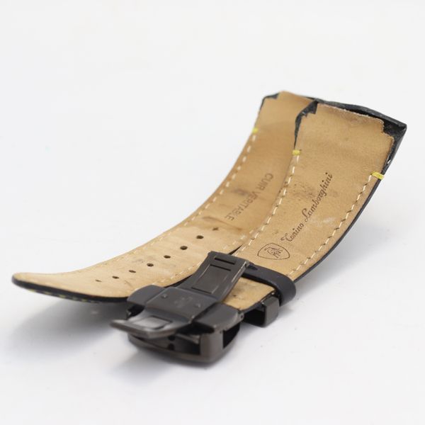 トニーノ ランボルギーニ 純正ベルト レザー 28mm用 ブラックカラー トニーノ ランボルギーニ 純正ベルト レザー 28mm用 ブラックカラー