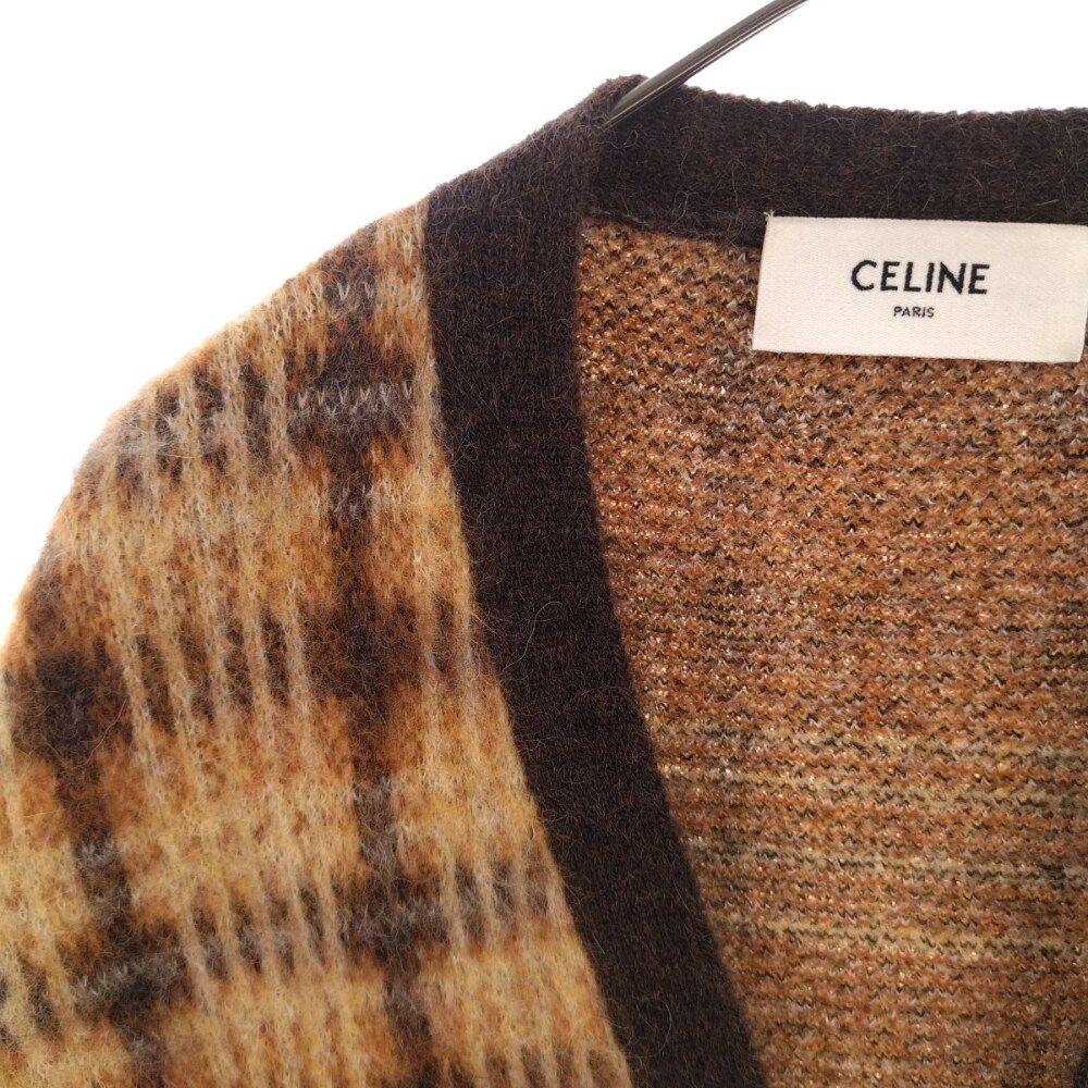 CELINE (セリーヌ) 21AW ブラッシュモヘア ロングカーディガン 