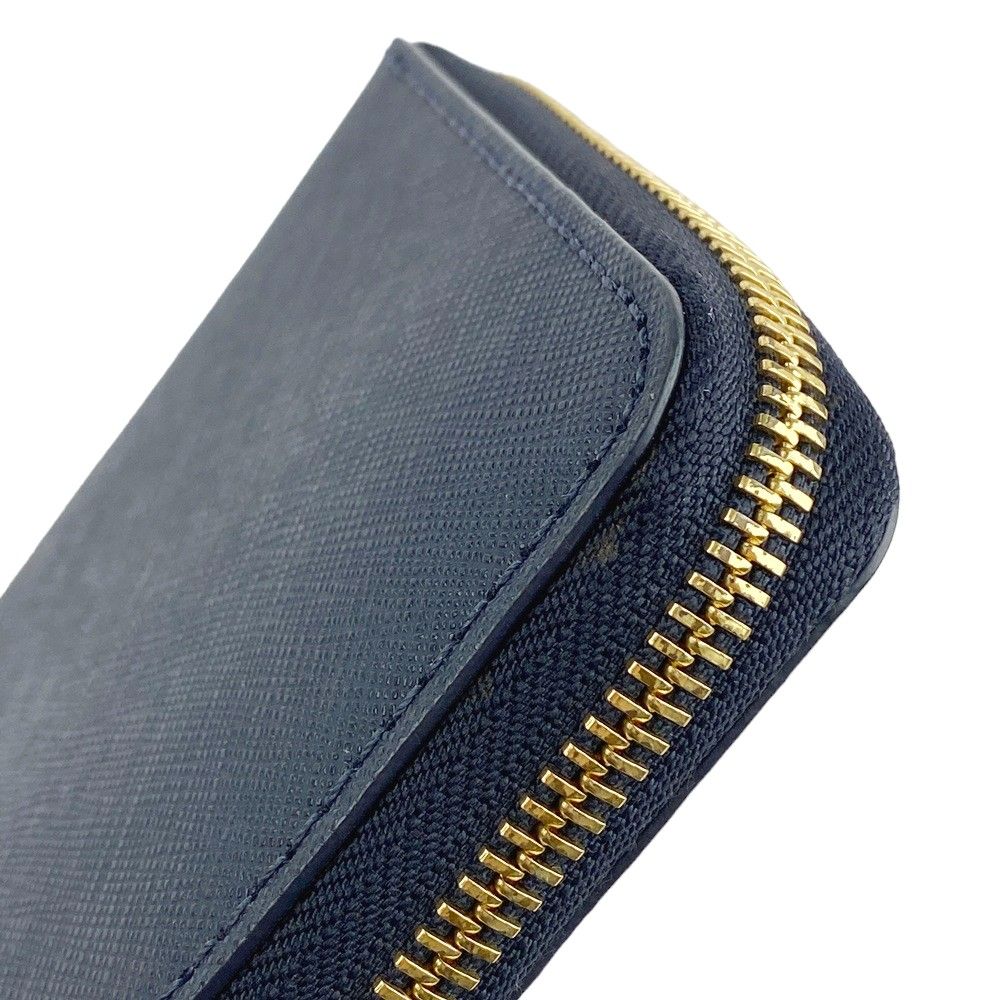 □美品□ プラダ ヴィテッロ 長財布 レザー ブラック 1M0608 箱  