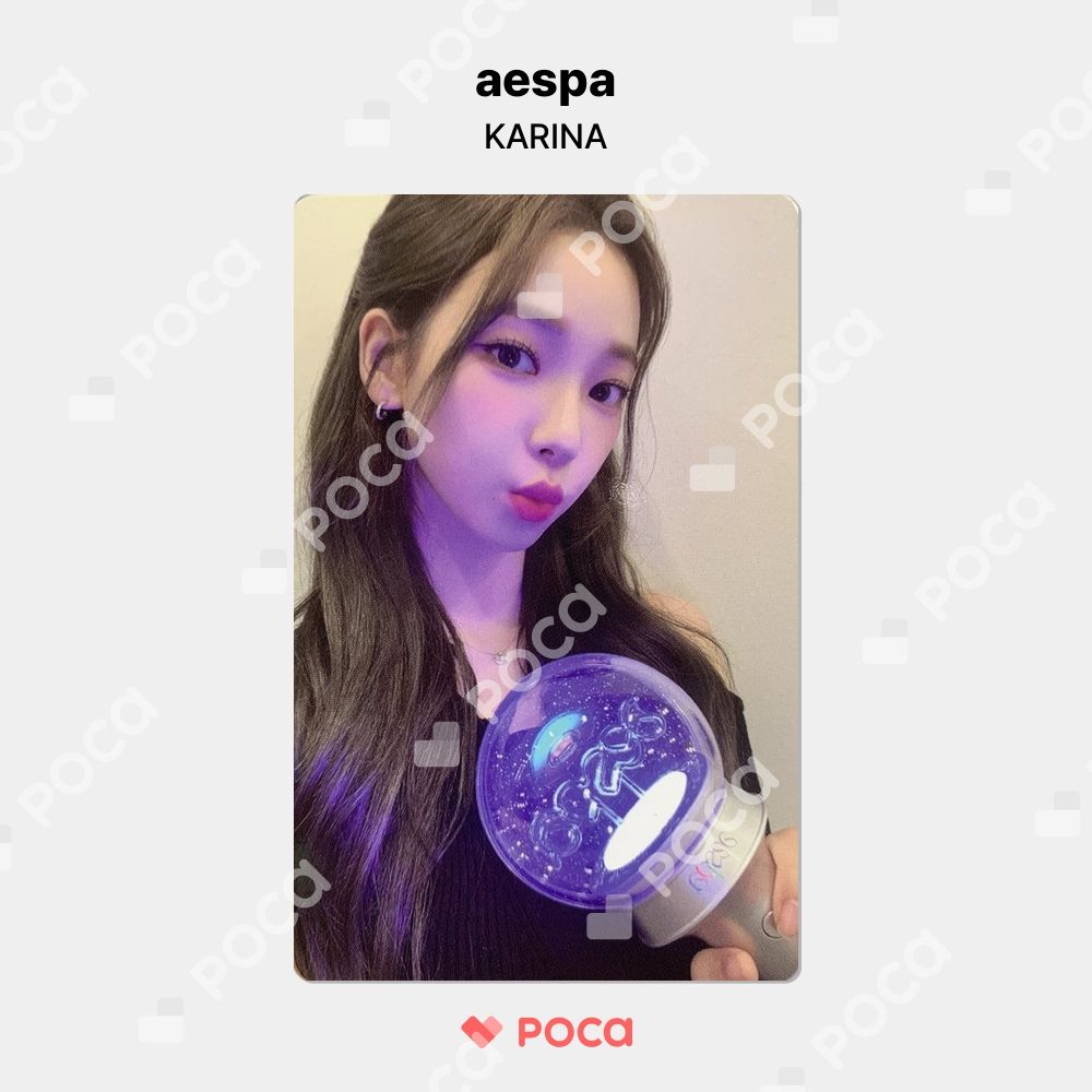 aespa カリナ トレカ OFFICIAL FANLIGHT 公式 トレカ - メルカリ