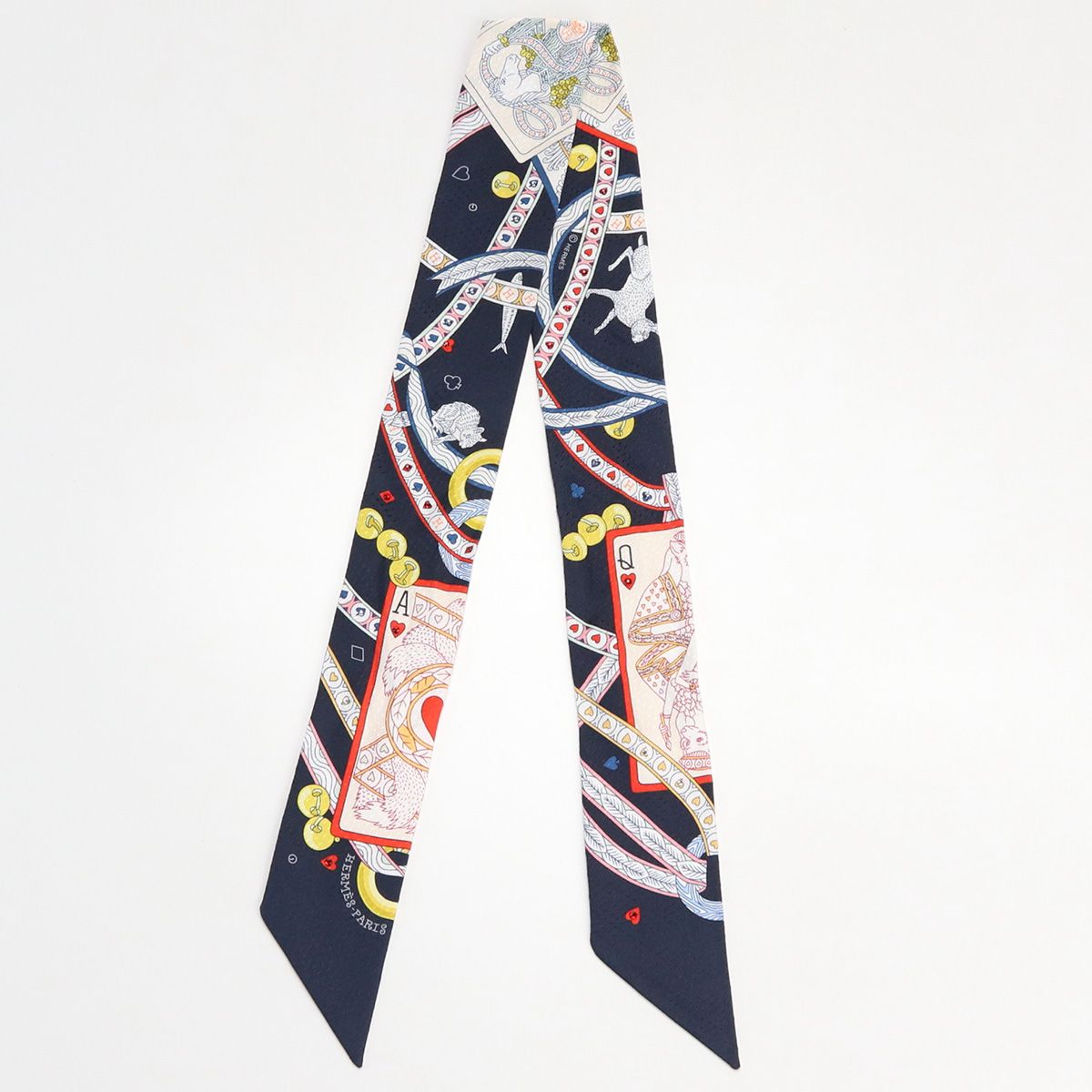 HERMES エルメス ツイリー スカーフ シルク/シルク100％【中古】 ユニ