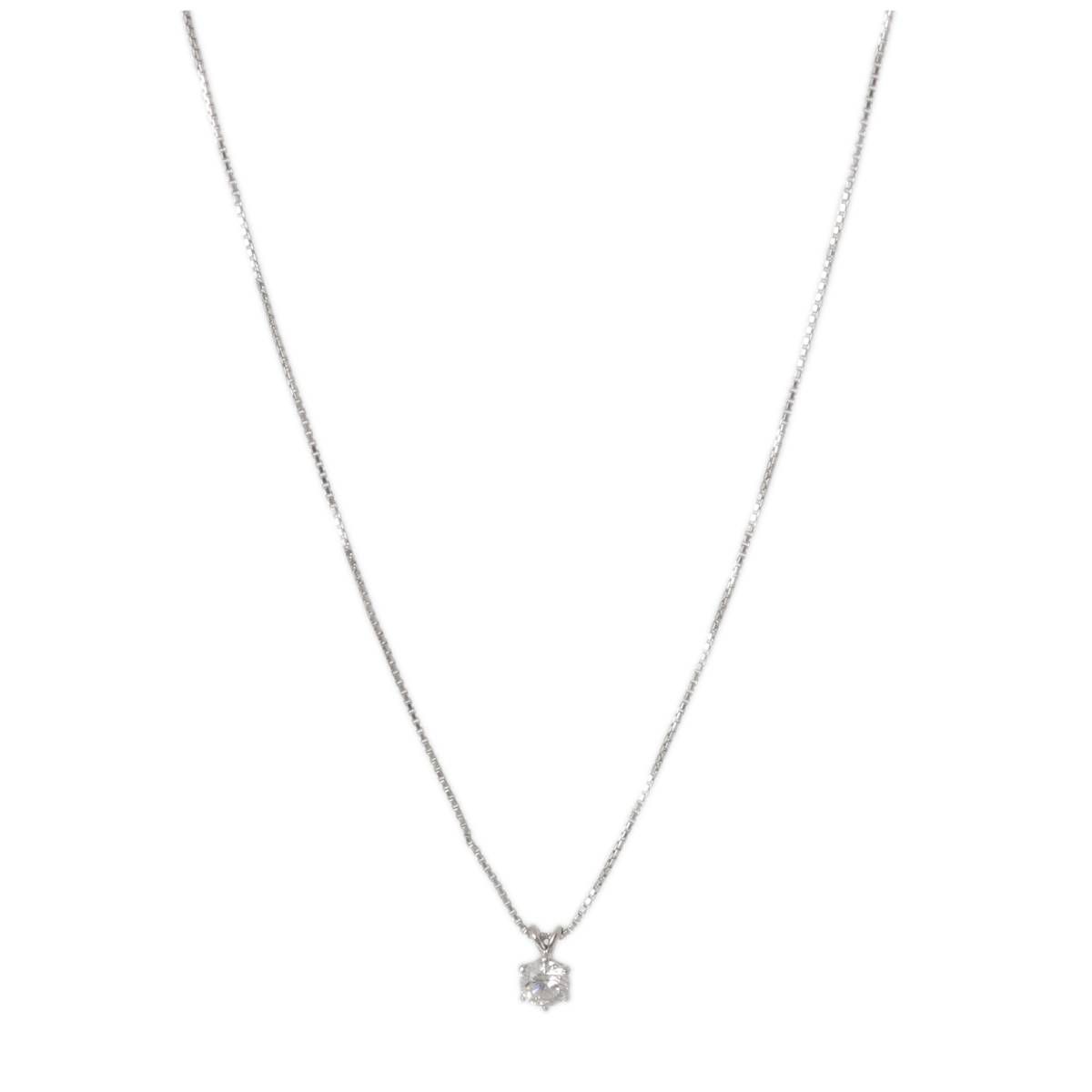 PT850　ダイヤモンド　ネックレス　ペンダント　約40cm 楽天市場】4℃【ヨンドシー】PT850 ダイヤモンドクロスネックレス