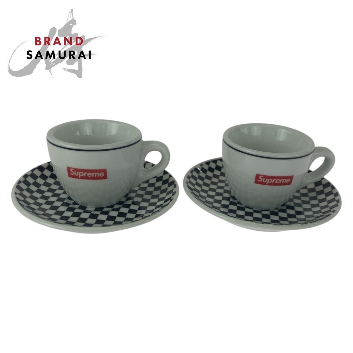 ♥ Supreme シュプリーム 22SS IPA Porcellane Aosta Espresso Set ホワイト ブラック レッド ガラス 食器 セット 505573
