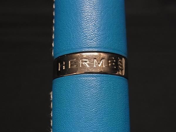 新品未使用　HERMES エルメス　アトマイザー　香水ボトル 青 レザー　ブルー HERMES エルメス 香水 ケース レフィラブル アトマイザー 10ml