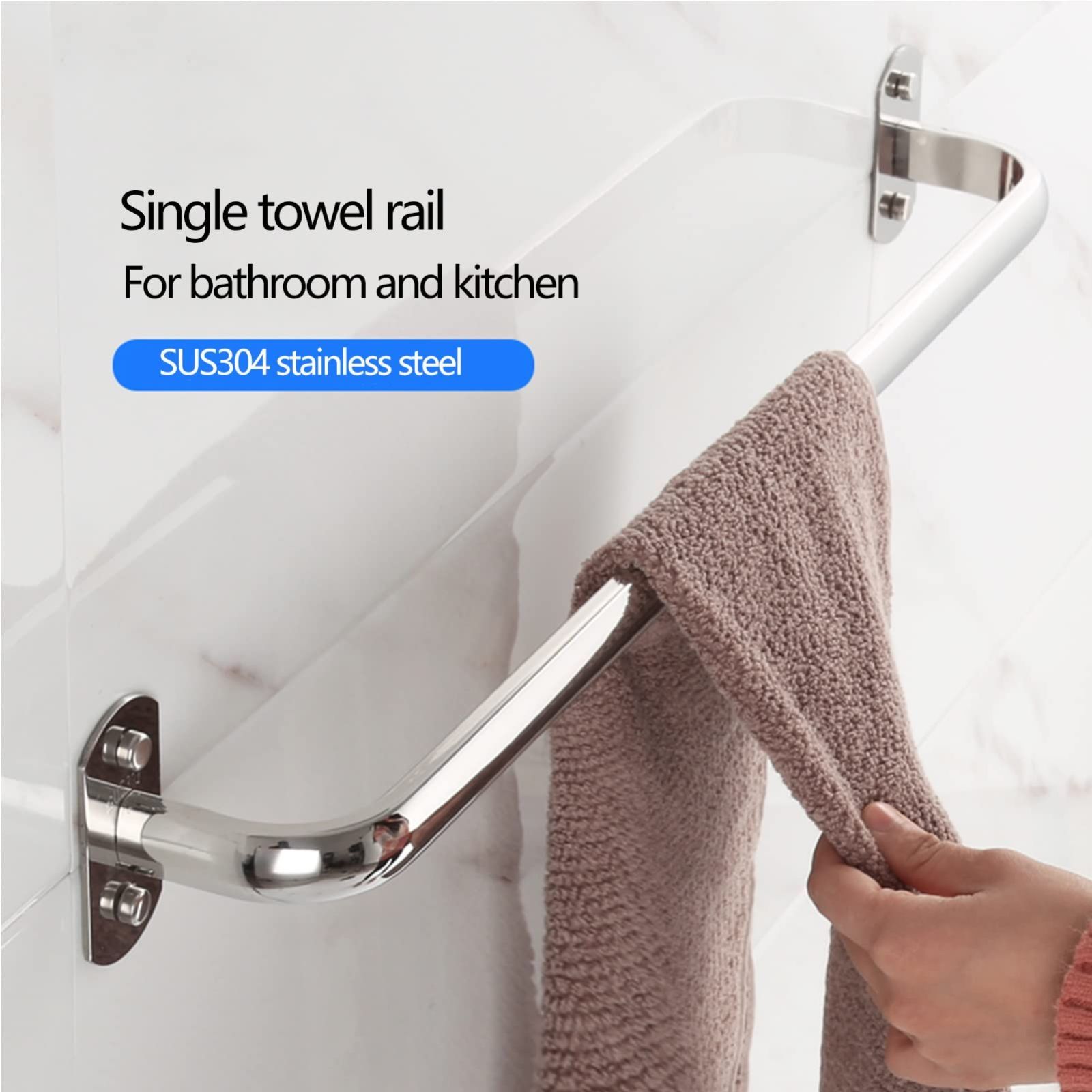 30cm-120cm タオルレールバー、SUS304 ステンレス鋼のタオル