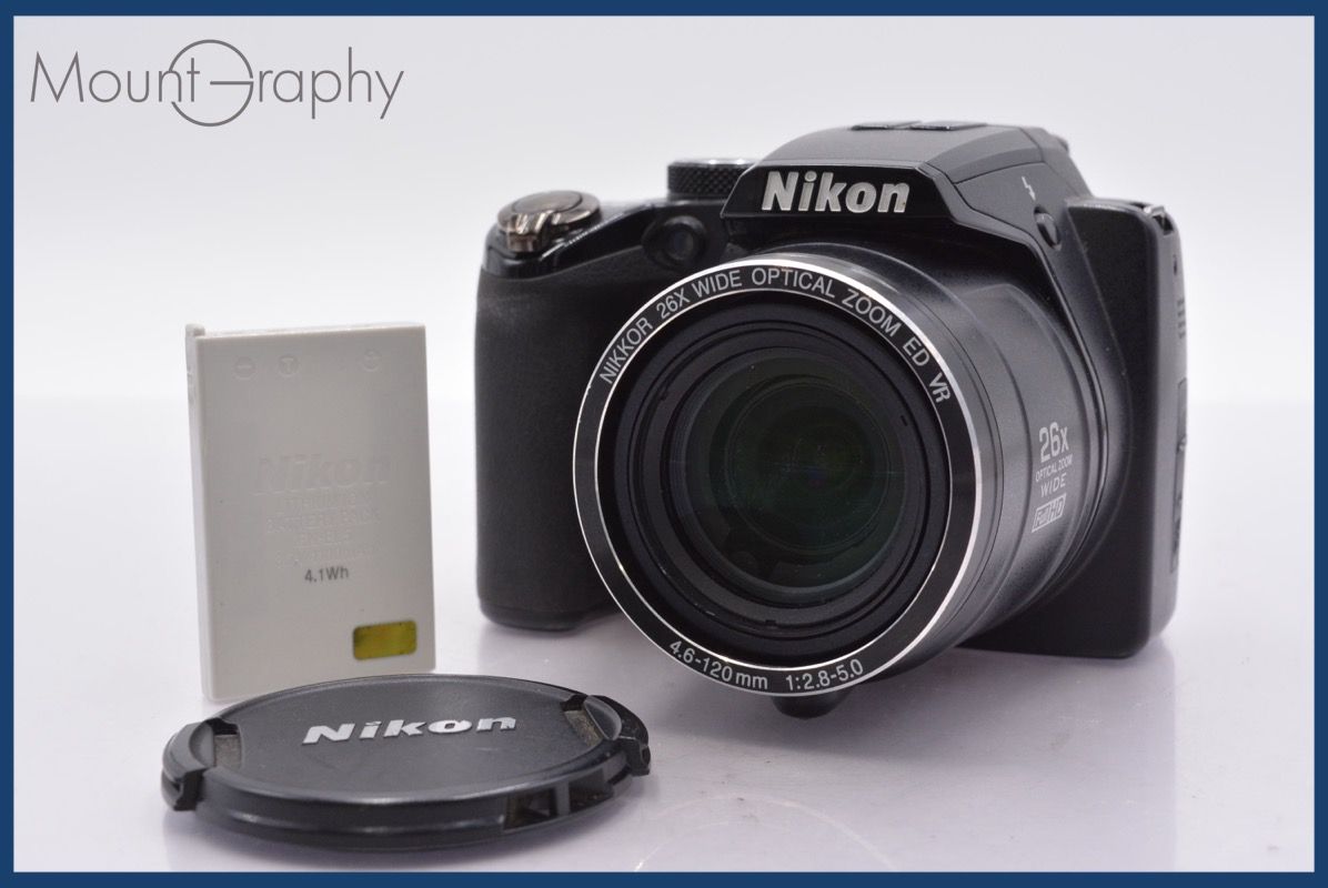 ☆極上美品☆ ニコン Nikon COOLPIX P100 26x 前キャップ、バッテリー