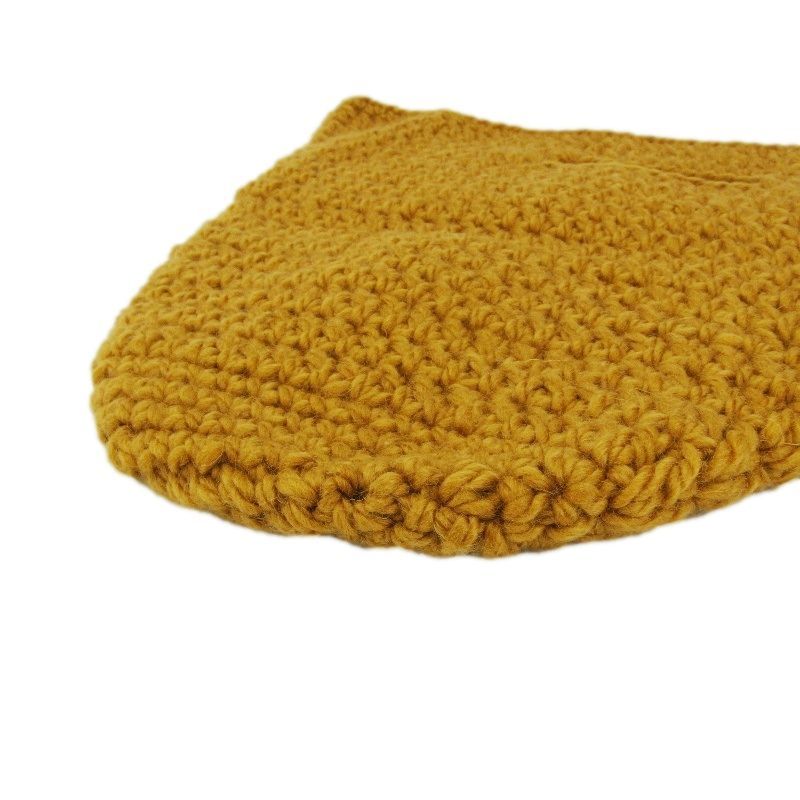 MAYDI マイディ ニットバッグ 21 AW トートバッグ ウール アルゼンチン製 ハンドメイド ブラウン U