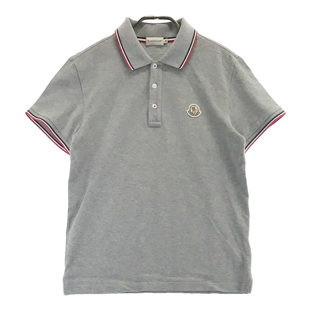 MONCLER モンクレール 半袖ポロシャツ グレー系 M 240101426120 メンズ