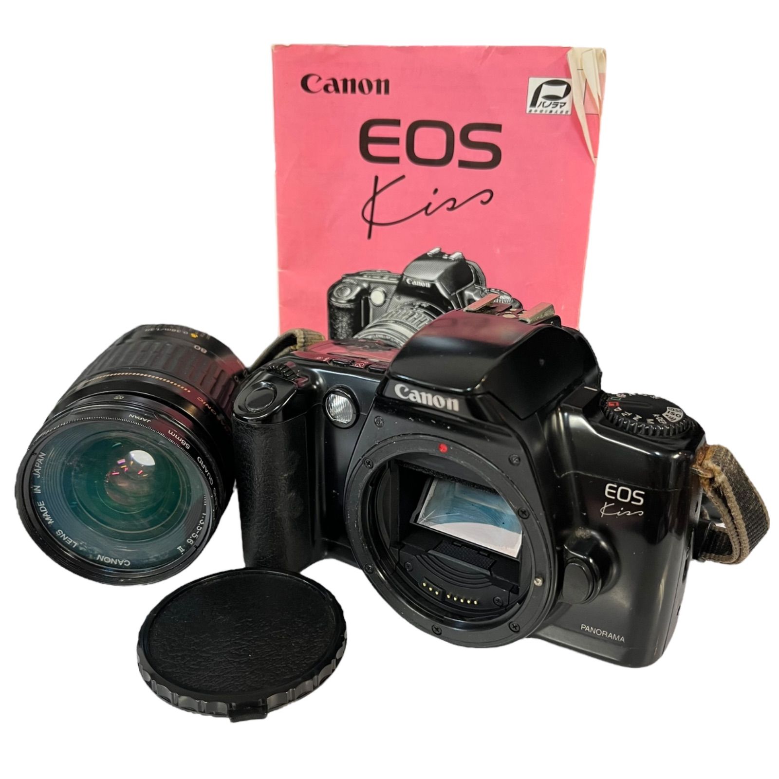 通電確認済 EOS Kiss 5 + EF28-80mm 期限切れフィルム付 Canon EOS Kiss 5 フィルム一眼レフ の使い方 | Totte Me Camera