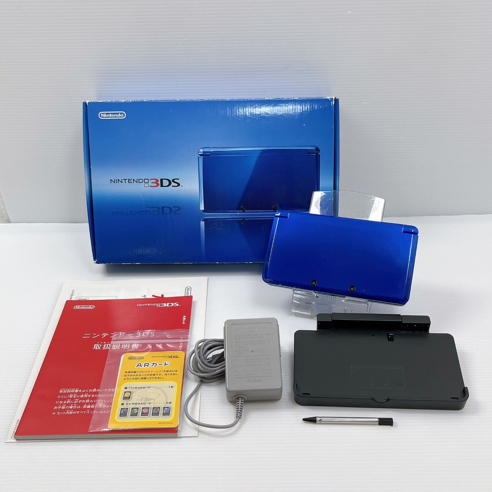 ニンテンドー 3DS コバルトブルー 液晶 遊べるセット 動作 済み ds 3ds 3DS 任天堂