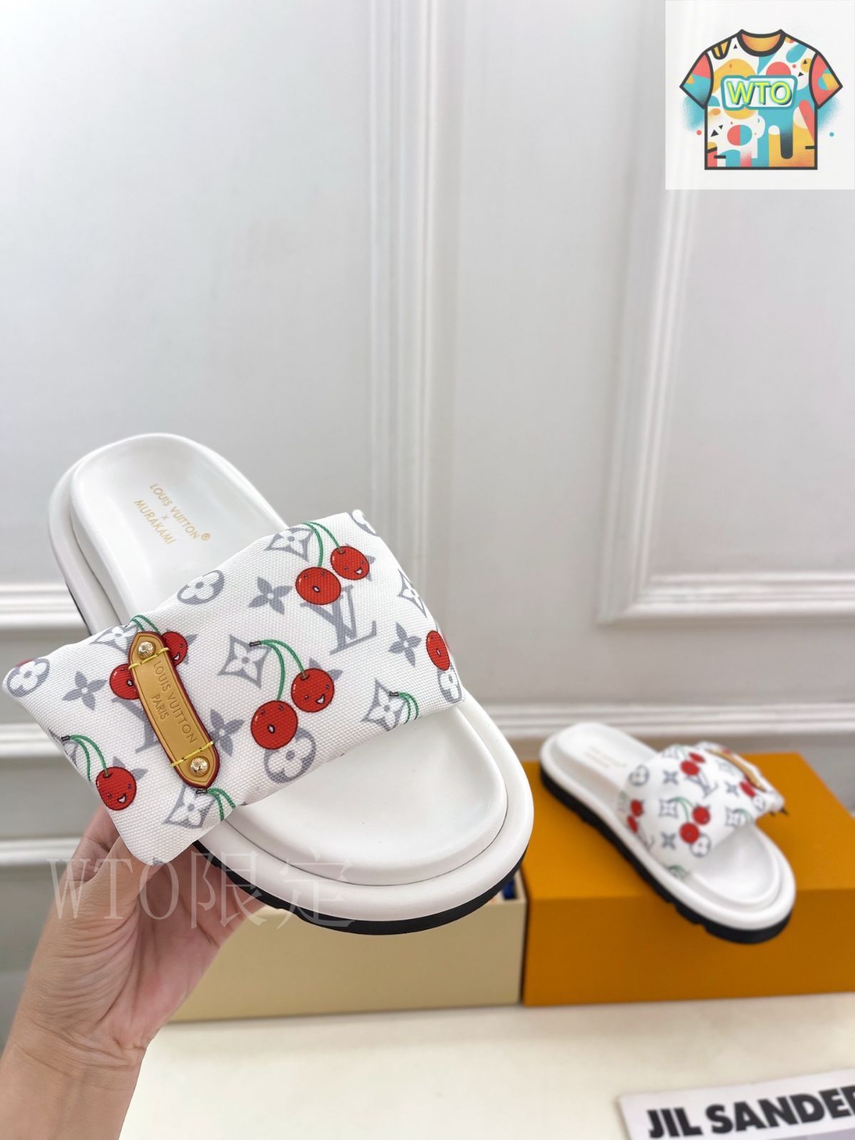 【足元マリン風LOOK】★LOUIS VUITTON★フラット サンダル louis-vuitton--