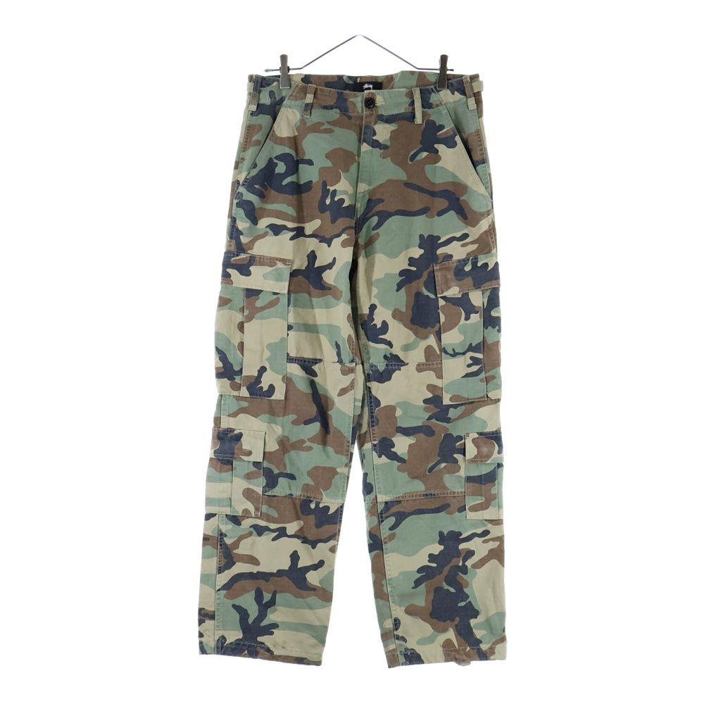 STUSSY ステューシー カモ柄Ripstop Surplus Cargo Pant リップストップ サープラス カーゴパンツ 116586 カーキ