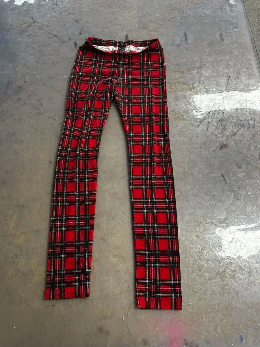 Number N ine タータンチェック パンツ