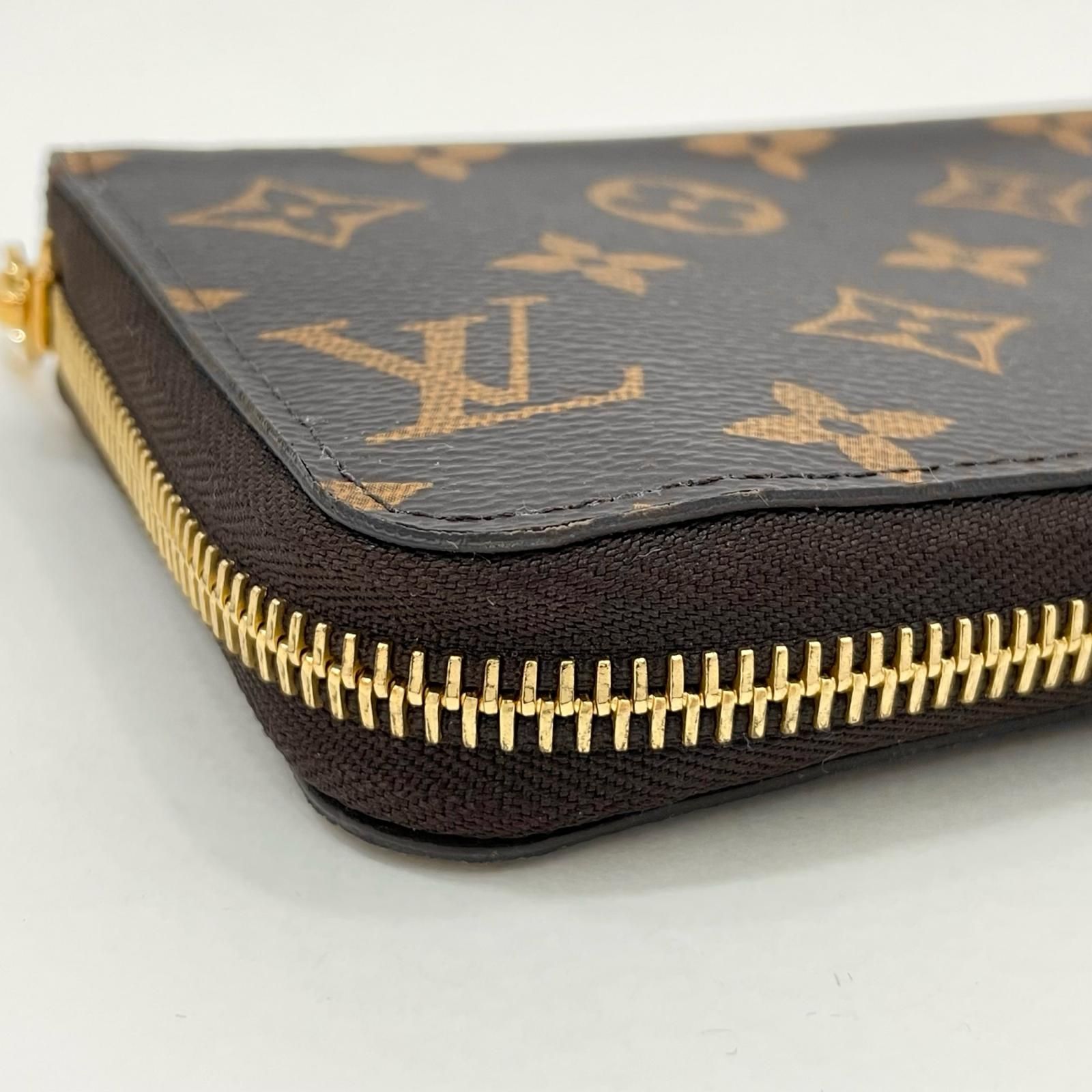 ルイヴィトン 長財布 ラウンドジッピー ブラウン 茶色 ルイ ヴィトン
