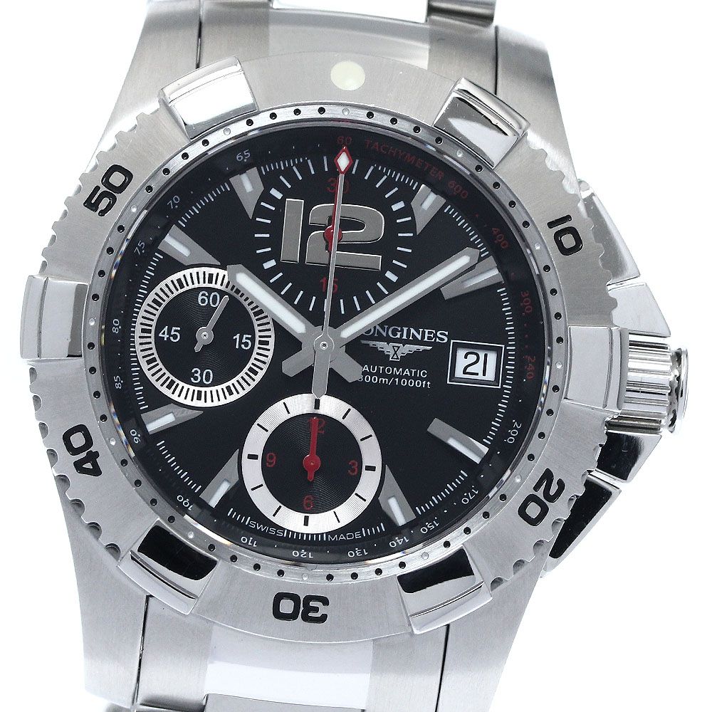 ロンジン LONGINES L3.651.4 ハイドロコンクエスト デイト クロノ  