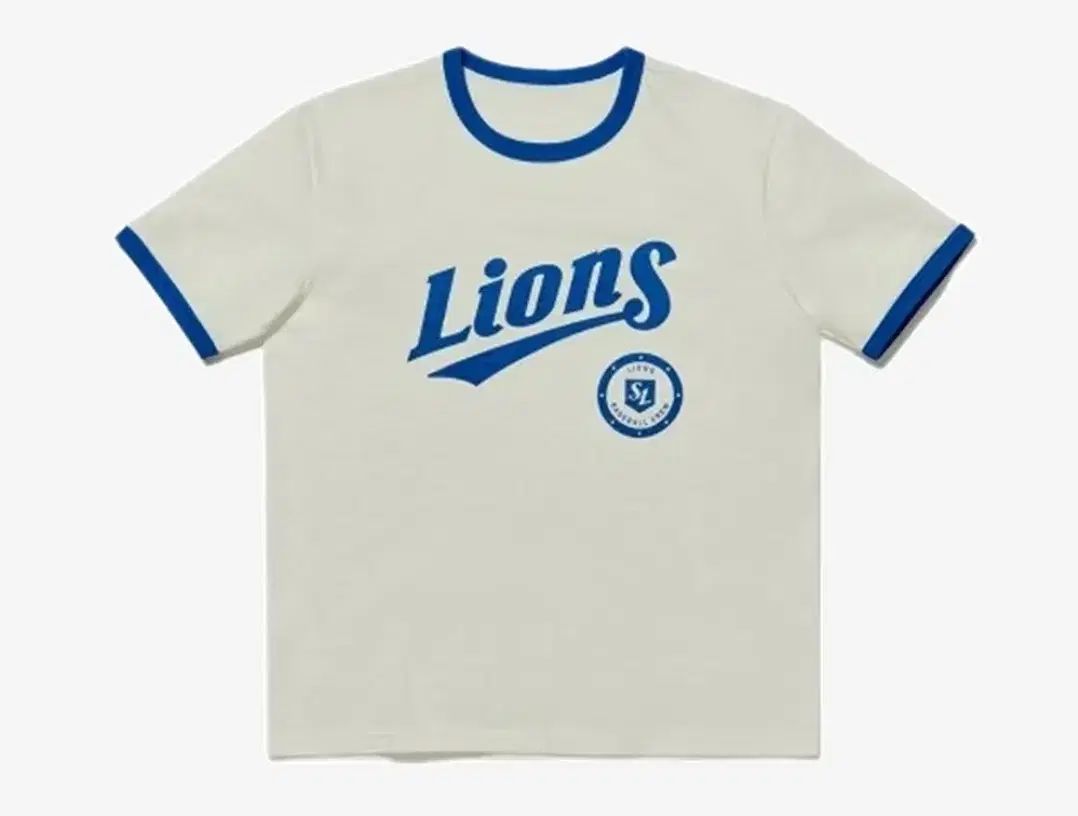 サムスン ライオンズ ベースボール 乗組員 リンガー Tシャツ XL
