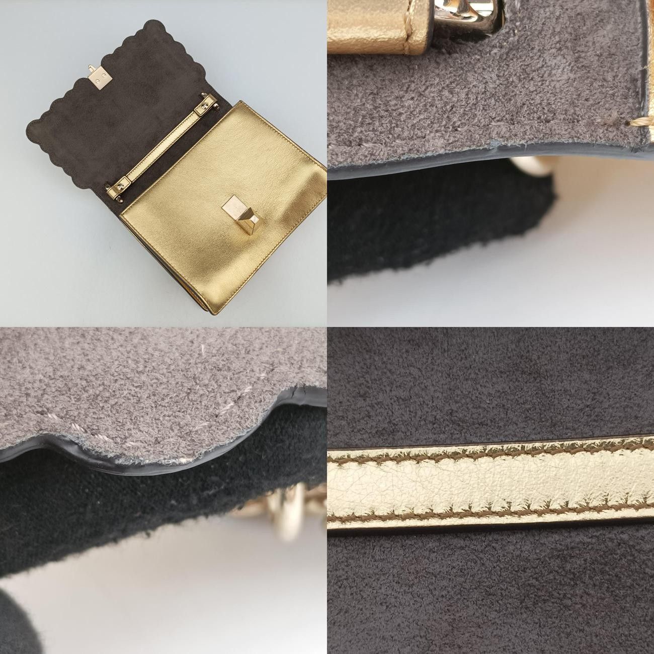 フェンディFendiスタッズ キャナイゴールドレザー8M03818M0381.9H7 179.8241 DECORATOM_COM_BR