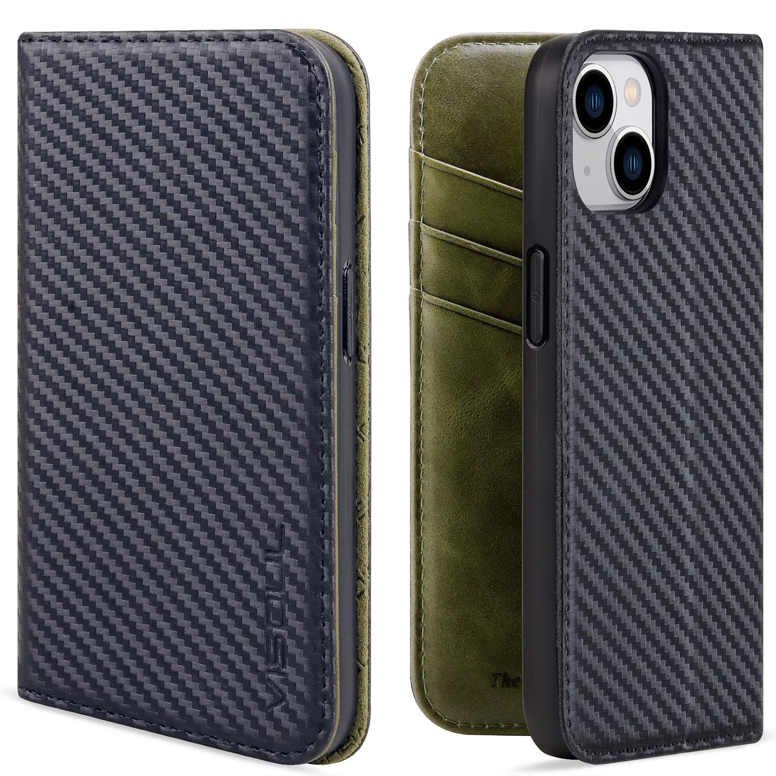 在庫処分】VISOUL iPhone 12 Pro ケース 手帳型 本革 レザ