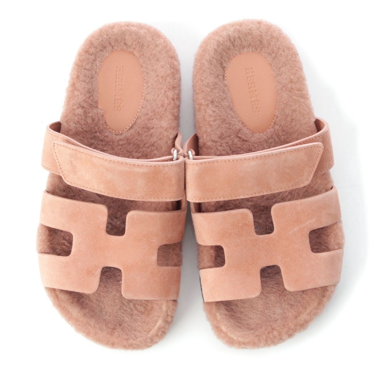 HERMES シプレサンダル ムートン シープスキン 35 美品 HERMES シプレサンダル ムートン シープスキン 35 美品 中古】HERMES