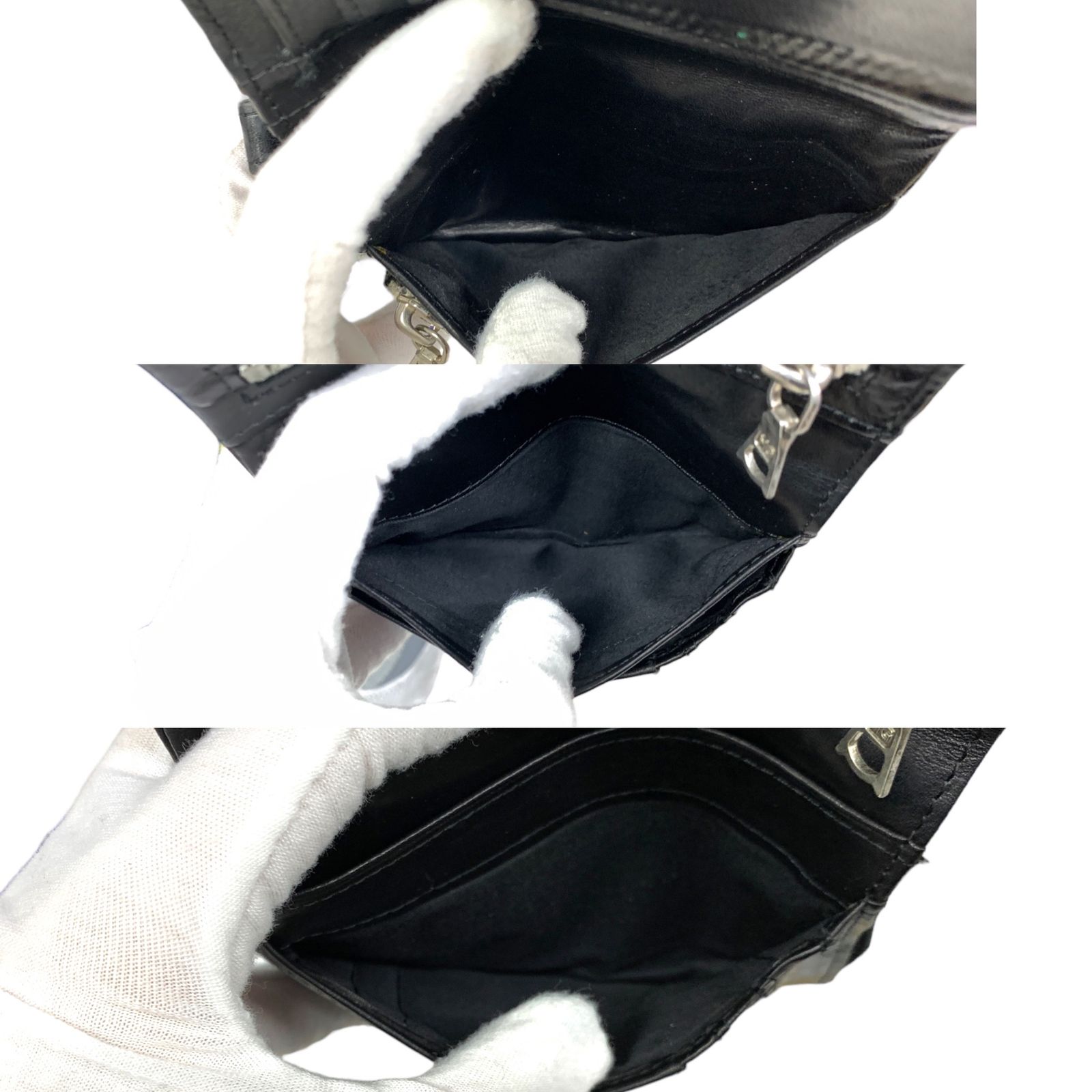 ヒステリックグラマー　STUDS AND PINS LEATHERウォレット HYSTERIC GLAMOUR ヒステリックグラマー STUDS AND PINS LEATHER