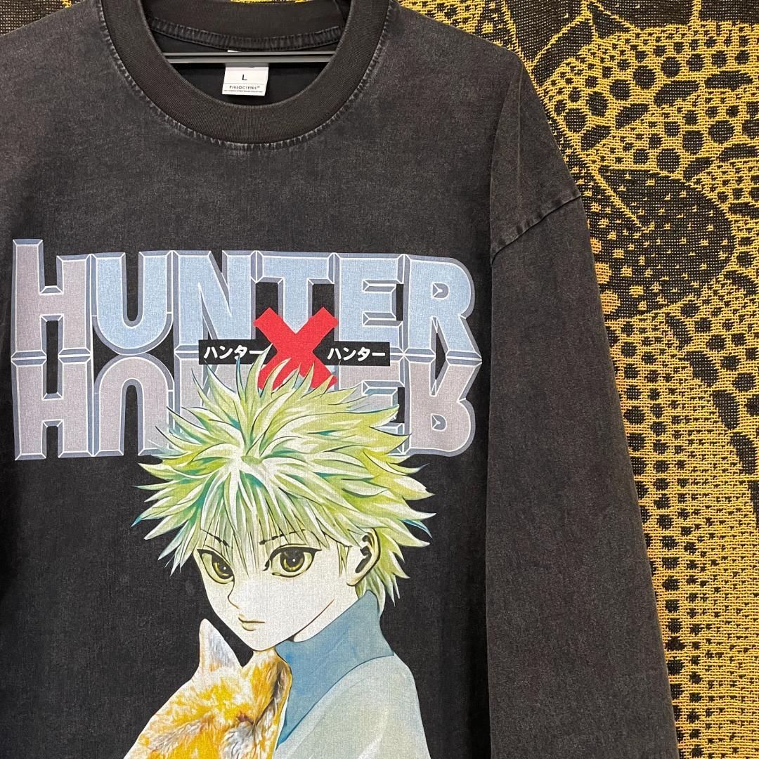 ハンターハンター キルア メンズ ロンT 長袖 秋 冬 L XL R29 HUNTER 
