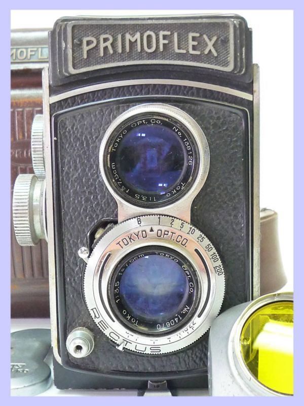 プリモフレックス PRIMOFLEX プリモフレックス 二眼レフ TOKO 1:3.5 f=7.5cm Waiz ACE36