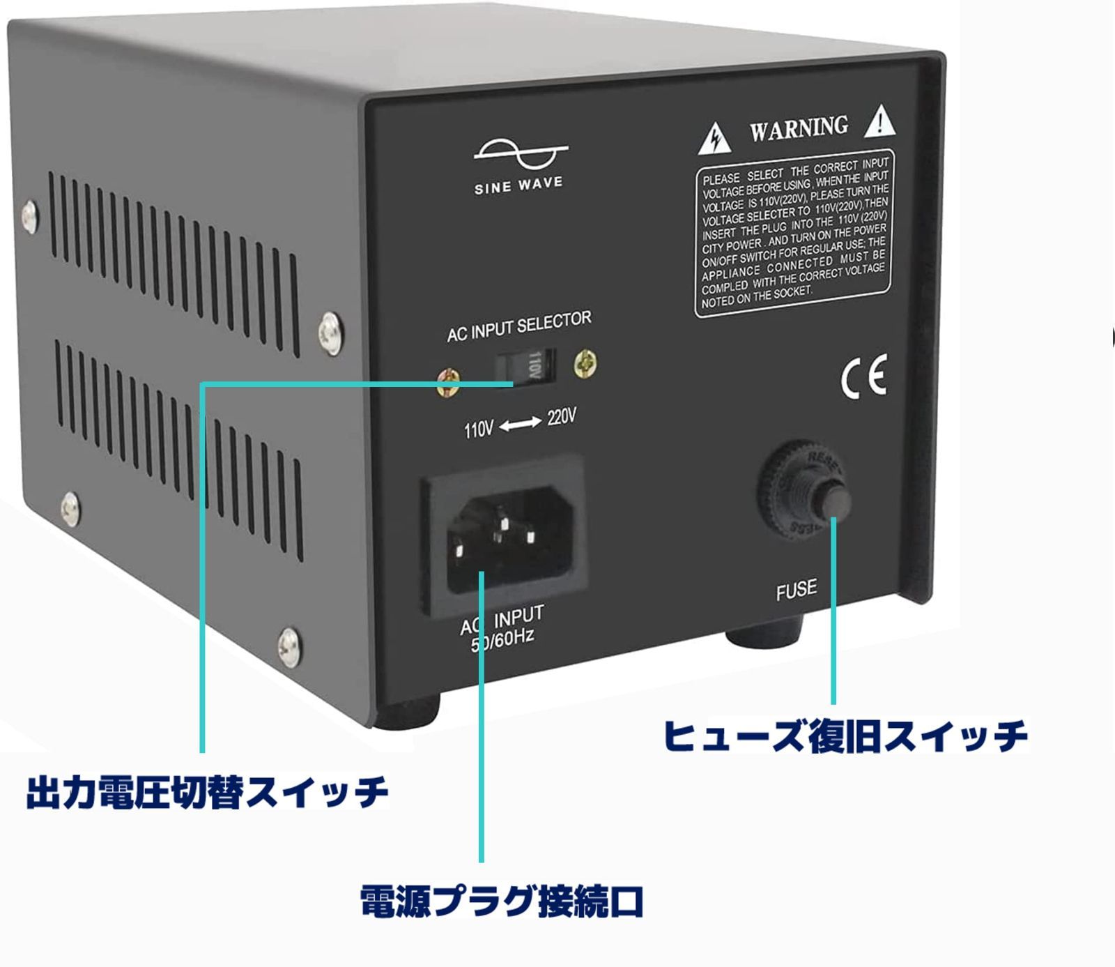 特価商品】Yinleader アップトランス ダウントランス 500W 海外国内