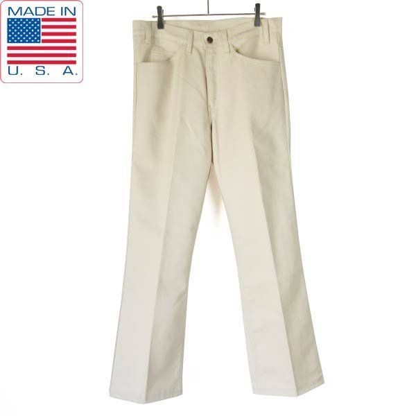 80s リーバイス 517 スタプレスト カツラギ 実寸W32 L29 アイボリー系 アメリカ製 ビンテージ D152-25-0002ZV