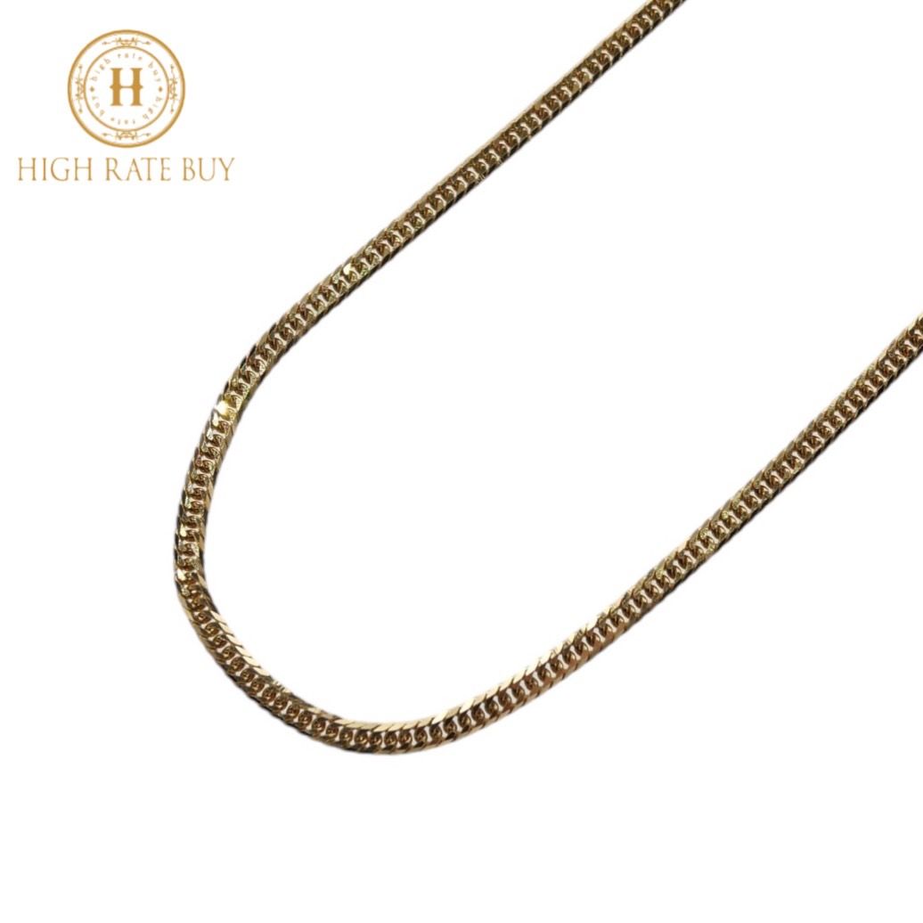 新品】喜平ネックレス K18 18金 750 6面ダブル 10.1g 50cm 2.4mm  